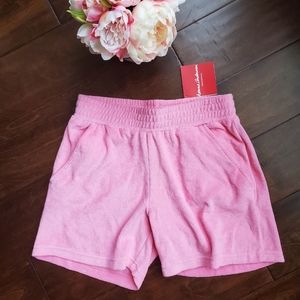 NWT Hannah Andersson Pink Terry Shorts (12)